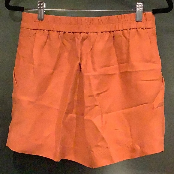 Rust linen shorts - Picture 2 of 5